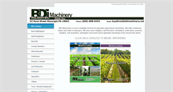 Desktop Screenshot of bdimachinery.net